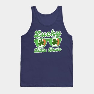 Lucky Little Dude Funny St Patricks Day Tank Top